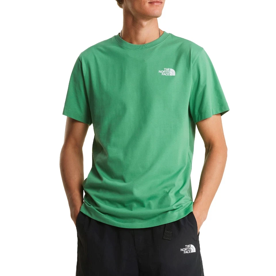 The North Face - Camiseta manga corta para hombre Evolution NSE Box, código verde... - Imagen 1 de 4