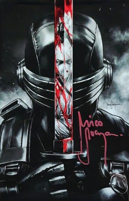 SNAKE EYES DEADGAME#1 REFLECTION SIGNED MICO SUAYAN SECRET B&W EXCLUSIVE W/COA