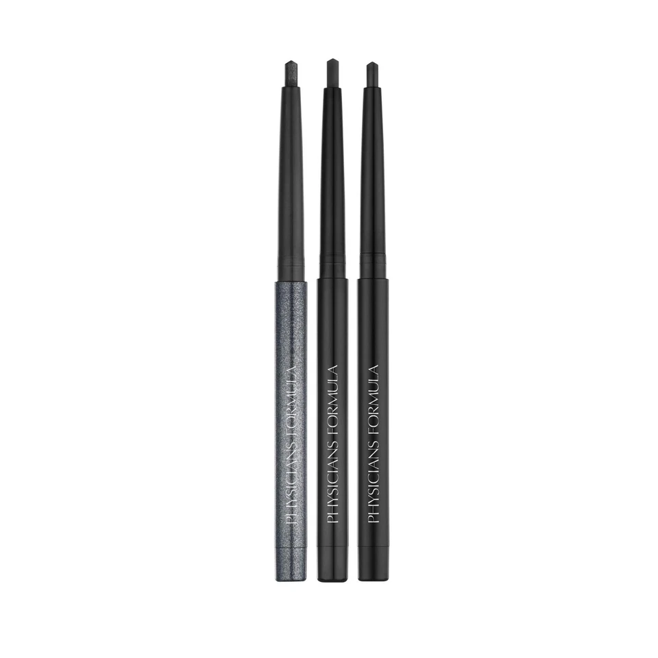 3 Count Smudge Resistant Eyeliner Set with Shimmer Satin Matte Finishes - Image 2 of 4