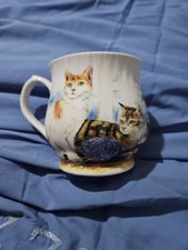 Rosewood China Cat Mug, Made In Staffordshire, Very Pretty