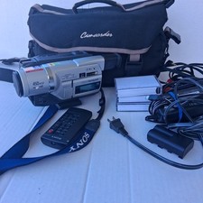Sony Handycam DCR-TRV320 Digital8 Hi8 Video8 Play Video Transfer VCR - Tested