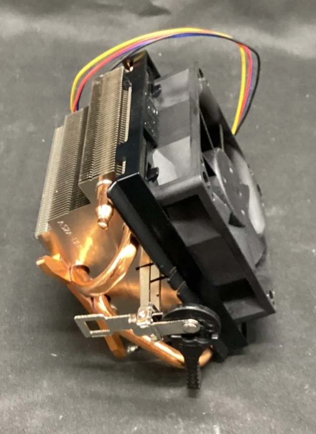 Vtg AMD AVC Z7UH40Q001 Copper Pipe CPU Cooler Fan - Rare - Ships Free - Image 3 of 4