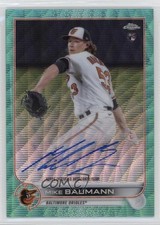 2022 Topps Chrome Rookie Aqua Wave Refractor /199 Mike Baumann #RA-MB Auto 0s55