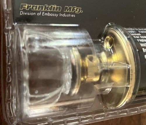Franklin Mfg. Complete Passage Glass Door Knob Set with Replacement Hardware - Picture 4 of 5