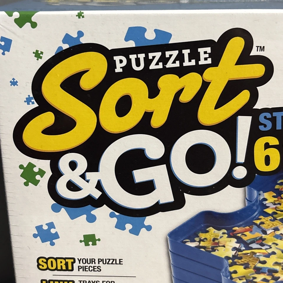 Ravensburger - Puzzle Sort & Go - 6 bandejas de classificação empilháveis novas e seladas - Imagem 4 de 4