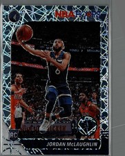 2019-20 Hoops Premium Stock #255 Jordan McLaughlin Prizms Silver Mojo