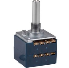 ALPS RK27 50KAX2 Stereo Volume Potentiometer Japan 50KA Dual 50K Ohm Audio