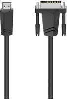 Hama Video-Verbindungskabel/Adapter Hdmi-Stecker>Dvi/D-Stecker (1,5M)