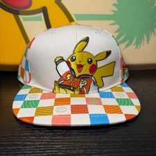 Pikachu Varsity Hat Pok mon World Championships 2025 Flat Brim   New with Tag