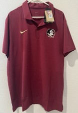 Nike Dri-FIT Florida State Seminoles NCAA Men's XL Golf Polo Shirt New w Tags
