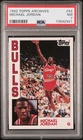 Topps 1992-93 Archives Michael Jordan #52 PSA 7 Graded Card Chicago Bulls