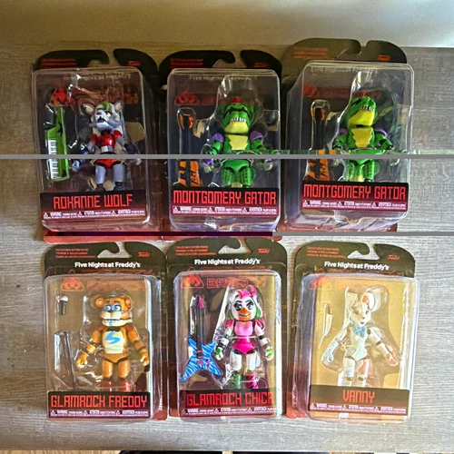 Funko FNAF Security Breach Collectible Action Figures Lot of 6 - product listing photo