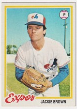 1978 Topps #699 Jackie Brown Montreal Expos
