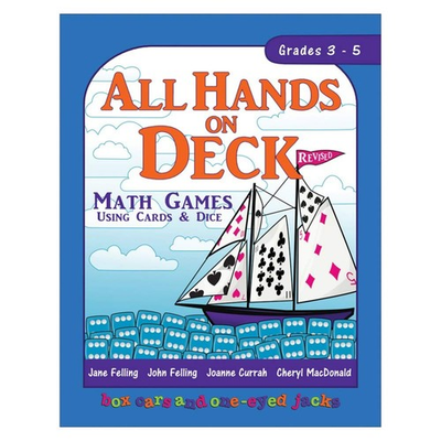 #ad All Hands on Deck Vol. 2: Math Games Using Cards and Dice Grades 1–9 $8.80