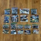 Lot of 9 LEGO STAR WARS - 90 to 95% Complete Sets - Read Description