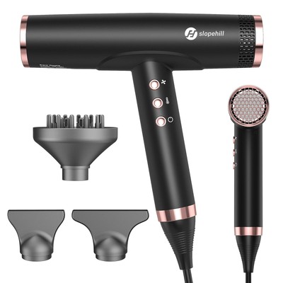 slopehill Professional Ionic Hair Dryer with Diffuser - Lightweight, Compact,...