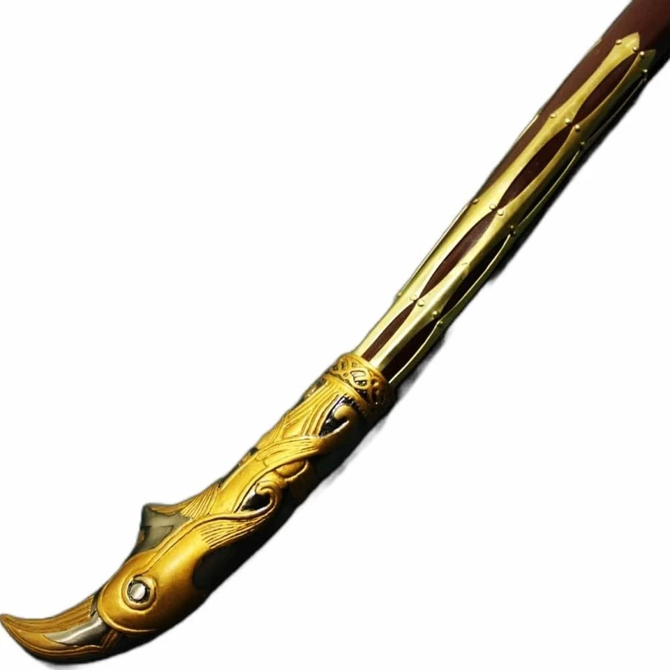 Hacha decorativa inspirada en Kratos - utilería de exhibición coleccionable para jugadores y juegos con disfraces Foto 4 de 4