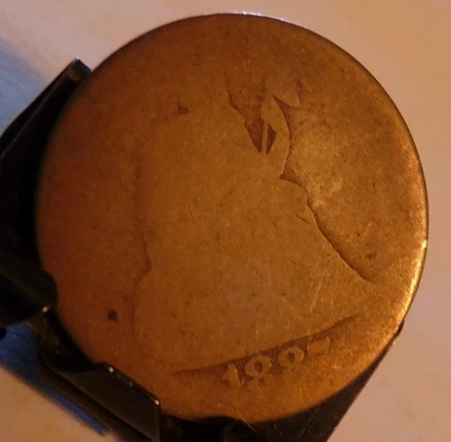 1887 - ?   SEATED LIBERTY DIME GOOD FILLER ACTUAL COIN #4