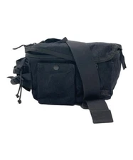 PORTER                    Checkered shoulder bag black