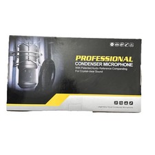 Professional Condenser Microphone With Patented Audio Reference Companding-New