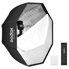47.3" / 120cm Octagon Umbrella SoftBox with Carrying Bag Portable Octabox for...