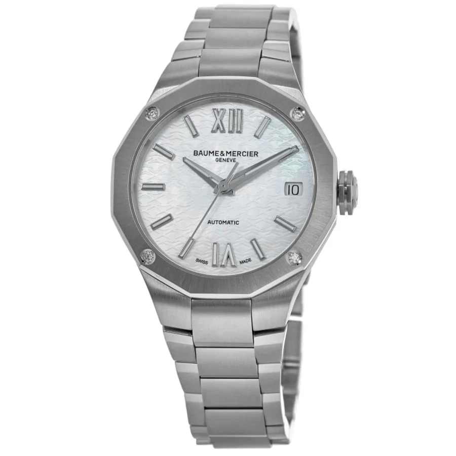 Nuevo reloj para mujer Baume & Mercier Riviera automático esfera madreperla 10676