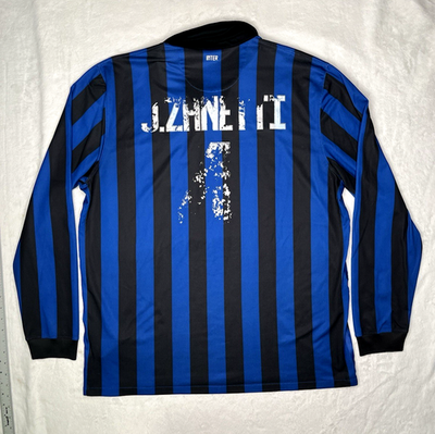 Nike Inter Milan 2011-2012 J Zanetti Mens XL Jersey Stadium