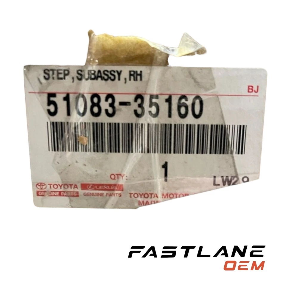 Toyota 4runner 2003-2004 estribo derecho nuevo OEM 51083-35160 Foto 3 de 4