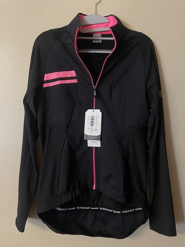 Santic Women’s Cycling Windproof Reflective Jacket US Size M Black