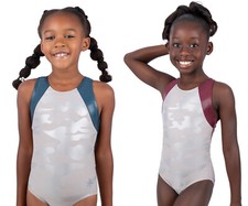 NEW Frosted Camo Gymnastics Leotard by Snowflake Designs - Oceanic or Wine