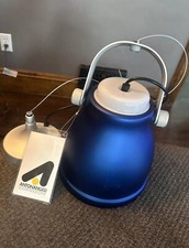 ANTONANGELI Illuminazione BELL Blue WALL LAMP Sergio Brioschi Made In Italy Rare