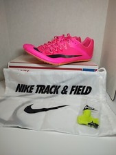 Size 13 Nike Zoom Rival Track Field Sprinting Spikes Bag Hyper Pink DC8753-600