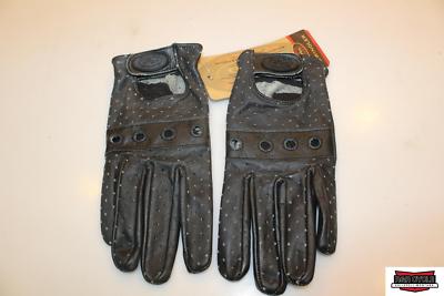 Swindler Distress Woman's XL Leather Motorcycle Motor Cycle Gloves 094040