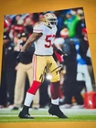 Navarro Bowman San Francisco 49ers signed FOOTBALL 8x10 photo