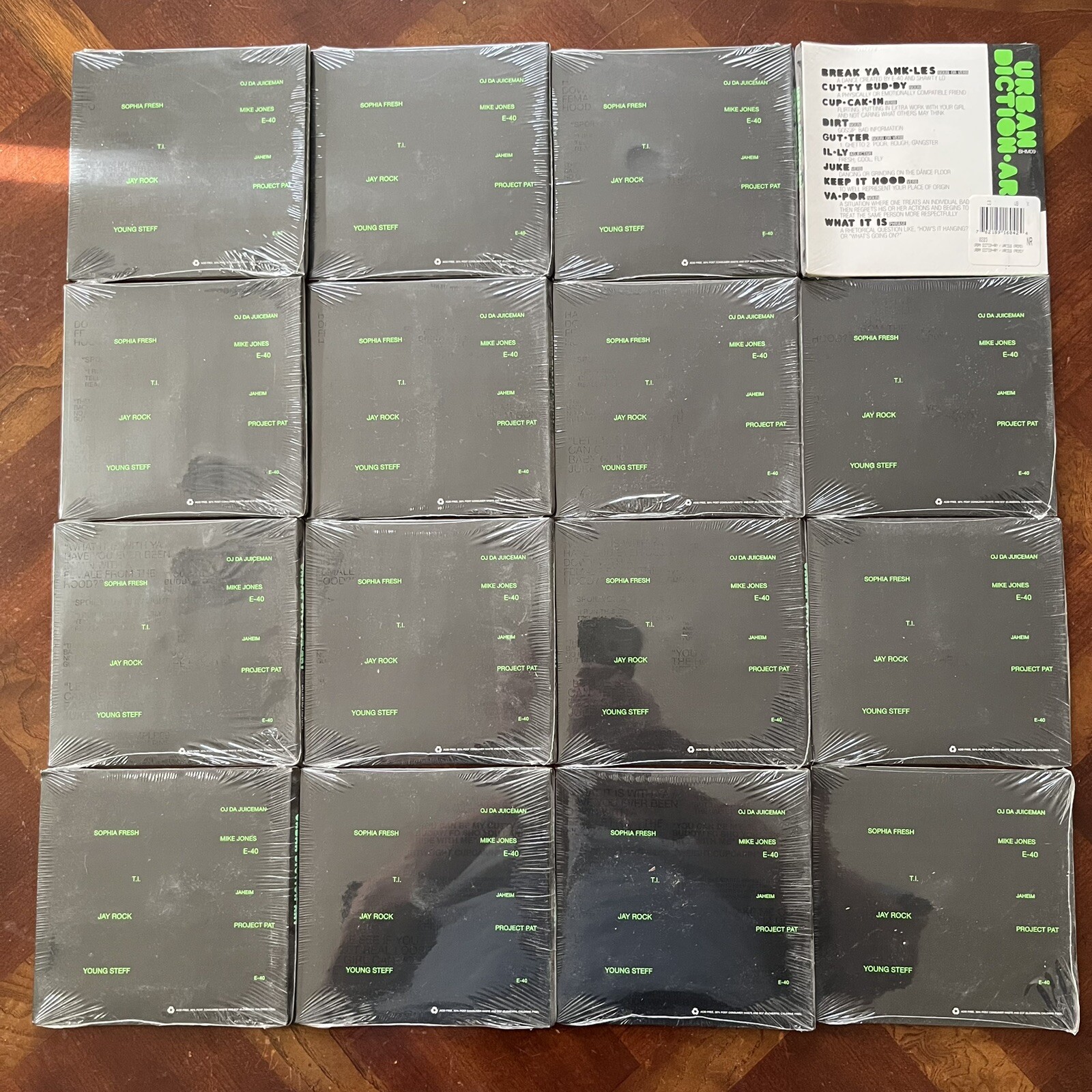 Lot of 15 New Sealed Urban Dictionary Rap Promo Sampler CDs Project Pat ...