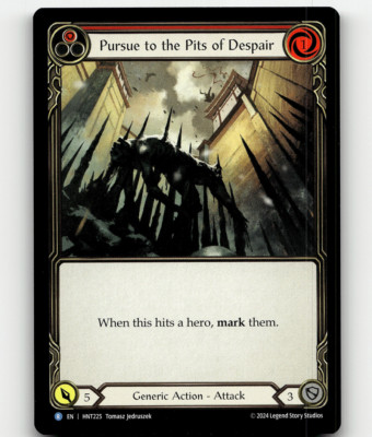 Flesh And Blood Pursue to the Pits of Despair (Red) - The Hunted