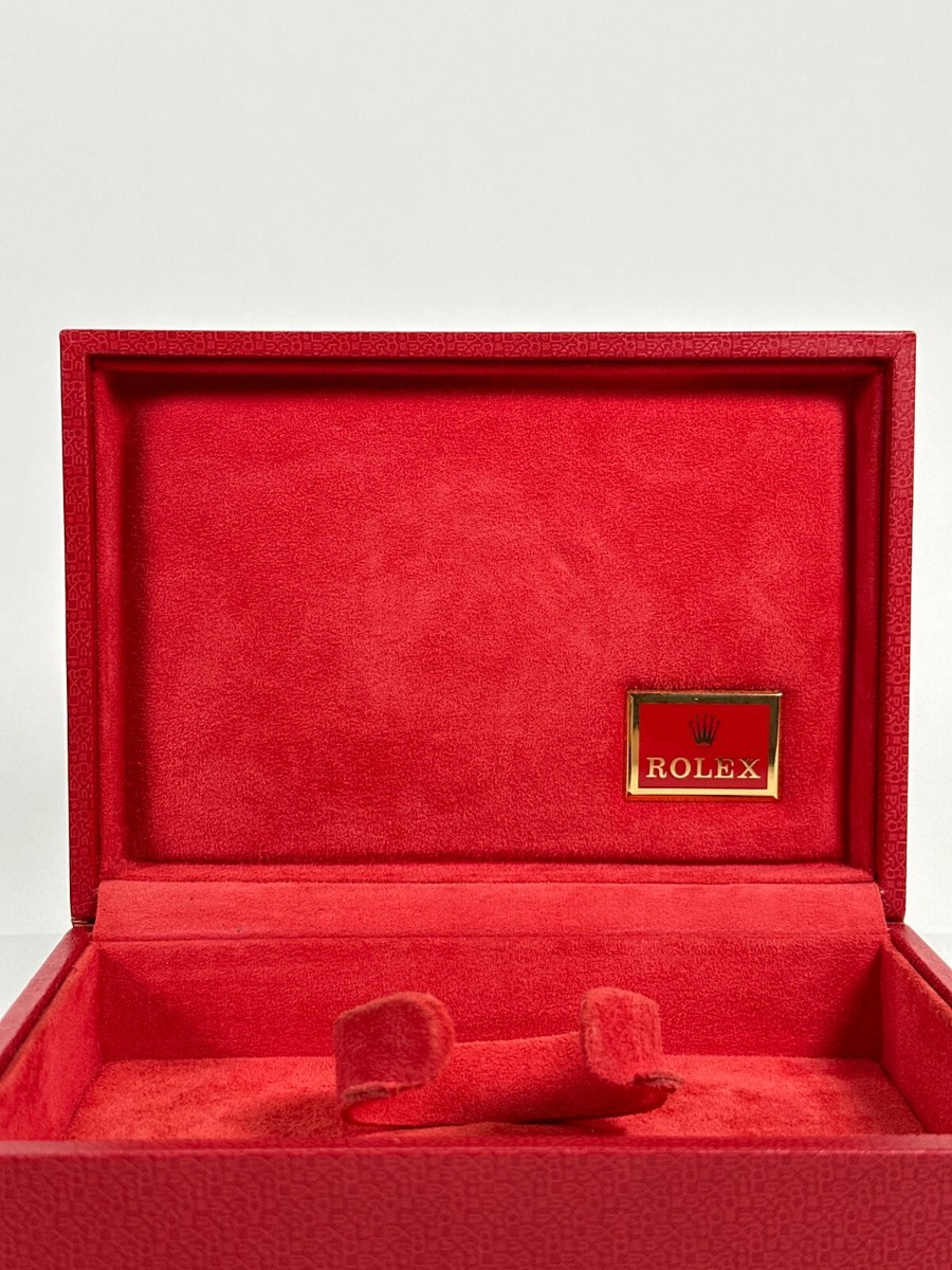 ROLEX 純正 BOX、ケース2種 VINTAGE GENUINE ROLEX watch box case red 60.00.02 wood