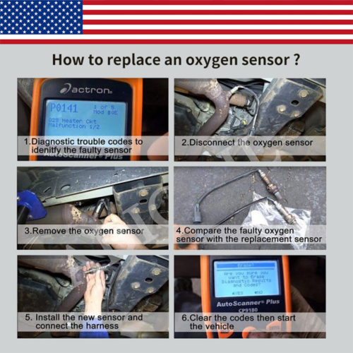 4PCS OEM Up & Downstream Oxygen O2 Sensors For Dodge Ram Jeep Chrysler 234-4770 - Picture 5 of 12