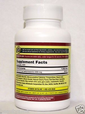 costco b12 injections Nature's Bounty Vitamin B-12 2500 mcg, 300 Quick Dissolve Tablets main image 1