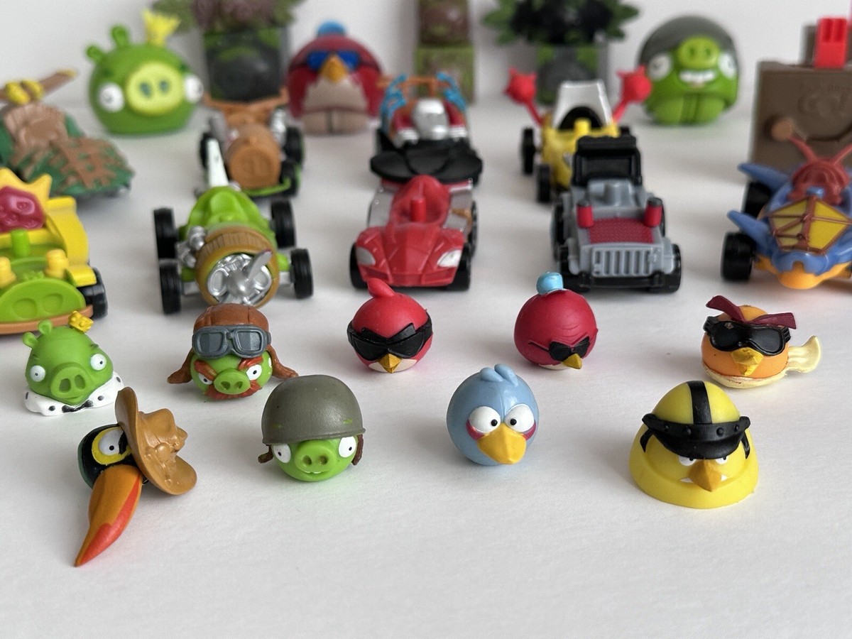 Angry Birds Go Jenga Game Terence Bubbles Chuck + Kart Racer Lot