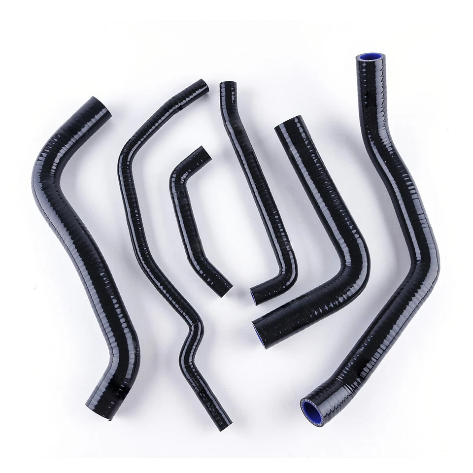 Black Fit 2006 2007 2008 2009 Suzuki GSXR600 GSXR750 Silicone Radiator Hose Kits - Imagem 3 de 4