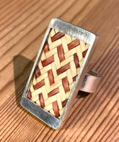 Ring Handarbeit Silber Peru Inka Fairtrade