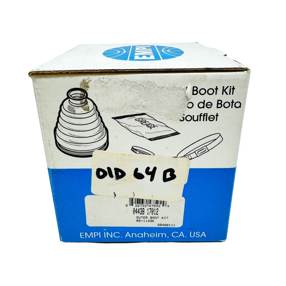 Empi 04438 17012 Kit de arranque articulado CV delantero exterior para Toyota Corolla 1987-1988 Foto 2 de 4