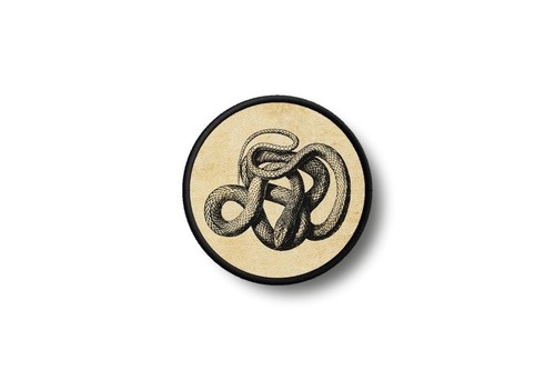 Toppa Termoadesiva Ricamata Serpente Medusa – Cobra Stile Punk Retrò, Applicabile A Ferro, Cuci O Colla, Per Giacche E Jeans