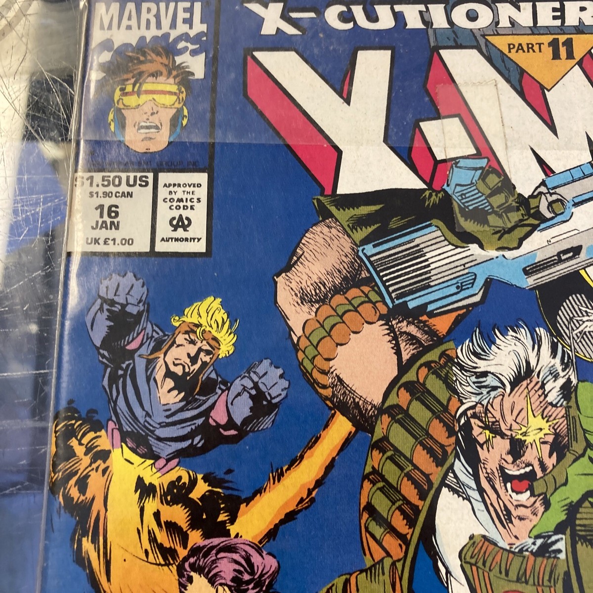 X-Men #16 Marvel January 1993 Signed Andy Kubert Comic Book