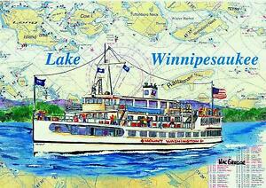 Lake Winnipesaukee Nautical Chart