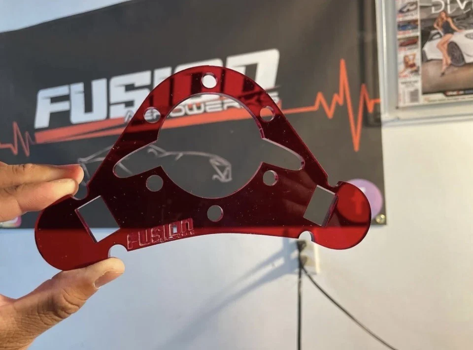 (Botones no incluidos) 12-15 Civic Volante Botón Reubicación (ROJO) Foto 3 de 4