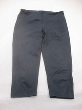 ZELLA Size S Womens Black High Rise Pull On Stretch Training Yoga Gym Capri 661