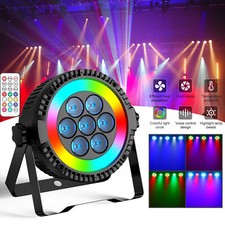 1  200W 7 48 LEDs Par Light w/ Strip DMX RGBW Stage Effect DJ Disco Uplighting