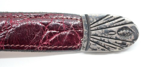 Dan Oliver Shades of the West Scottsdale AZ Navajo Belt Buckle Sterling Used 34 - Picture 22 of 22
